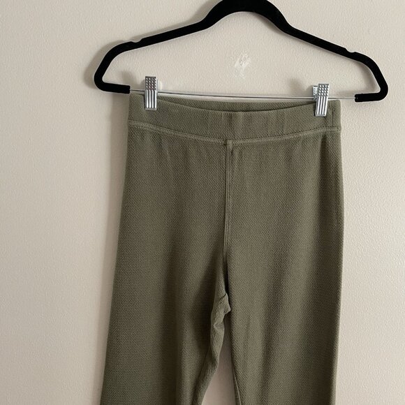 Offline By Aerie Women M Olive Green PartyFavor High Waisted Flare Legging - Picture 4 of 10
